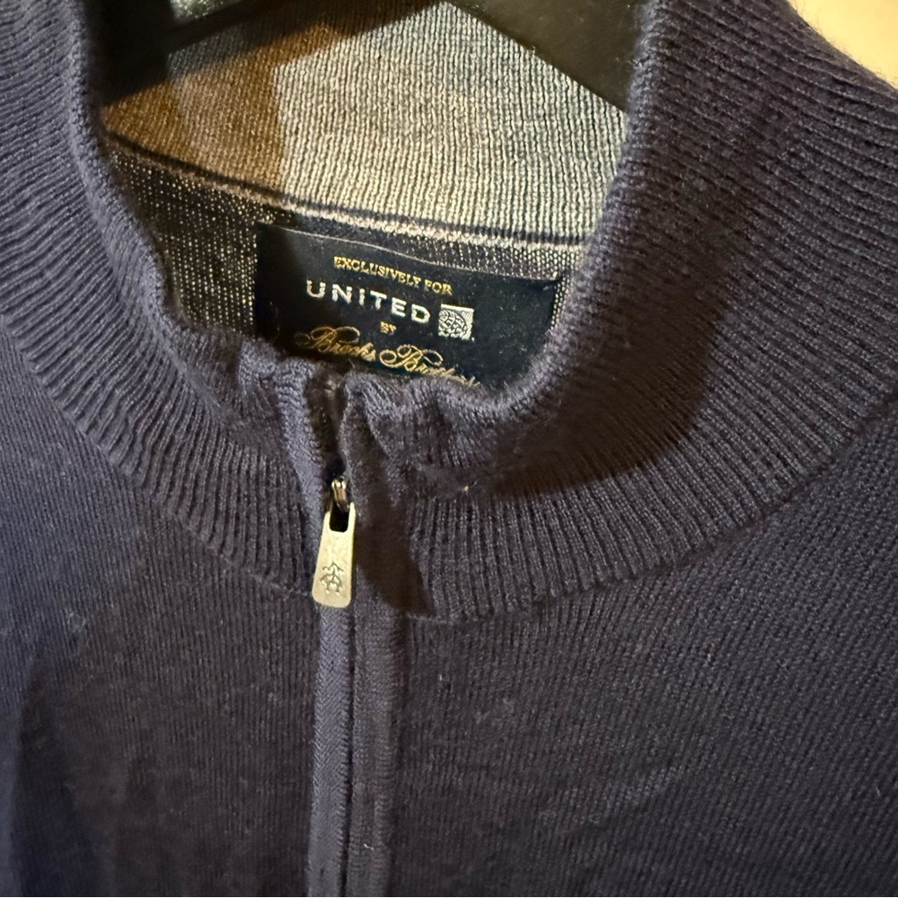 United x Brooks Brothers Deep Blue Lightweight Jacket - Picture 3 of 7
